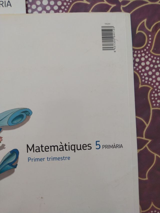 MATEMATIQUES 5 PRIMARIA ELS CAMINS DEL SABER