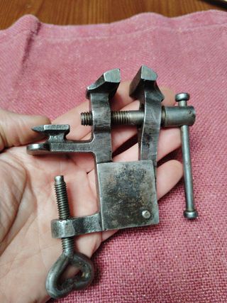 Torno joyero/relojero antiguo