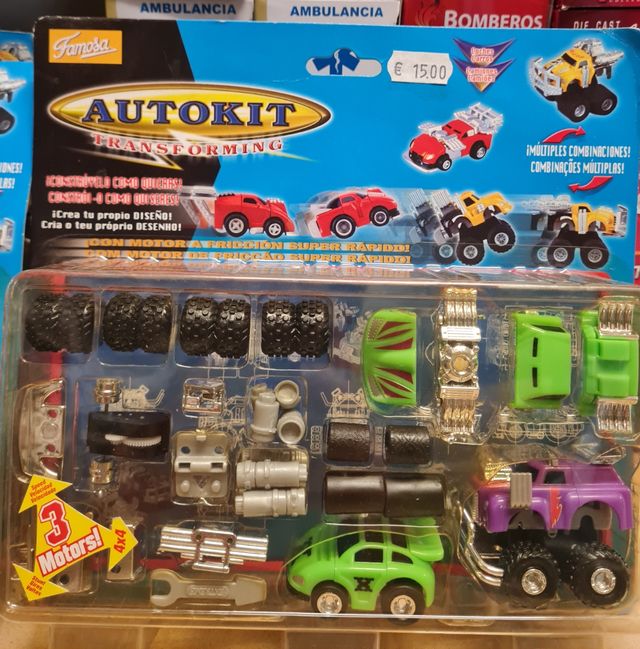 3 Autokit Famosa Transformación 2 Coches NUEVOS