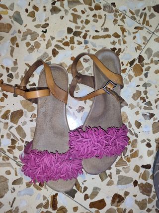Sandalias rosas Porronet