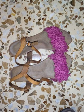 Sandalias rosas Porronet