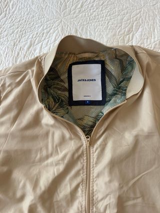 Chaqueta Bomber Jack & Jones Beige Talla s