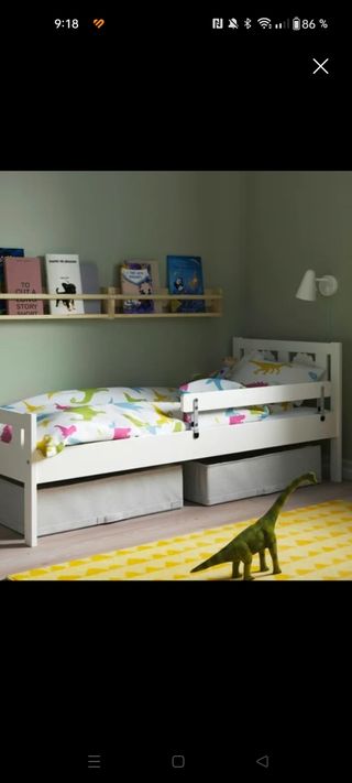 Cama infantil IKEA blanca