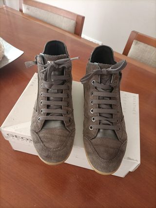Botines Geox Mujer Talla 39 Marrón
