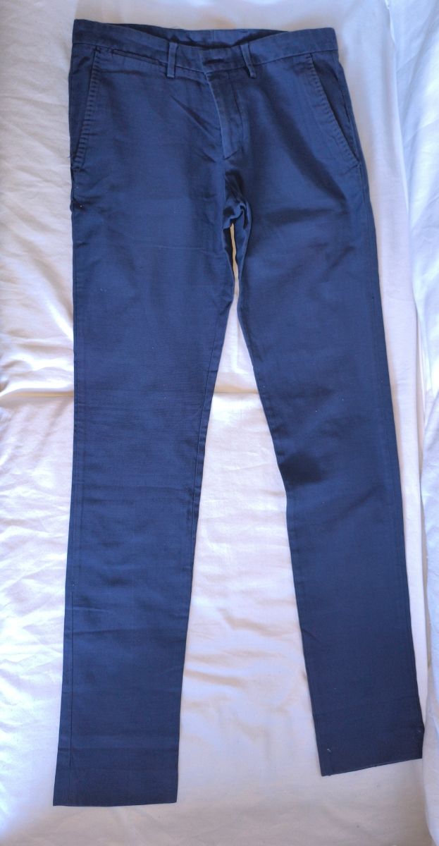 Pantalón Zara Man Talla 38 Azul