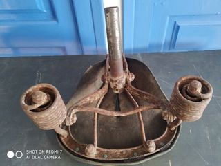 Sillín bicicleta antiguo cuero para restaurar