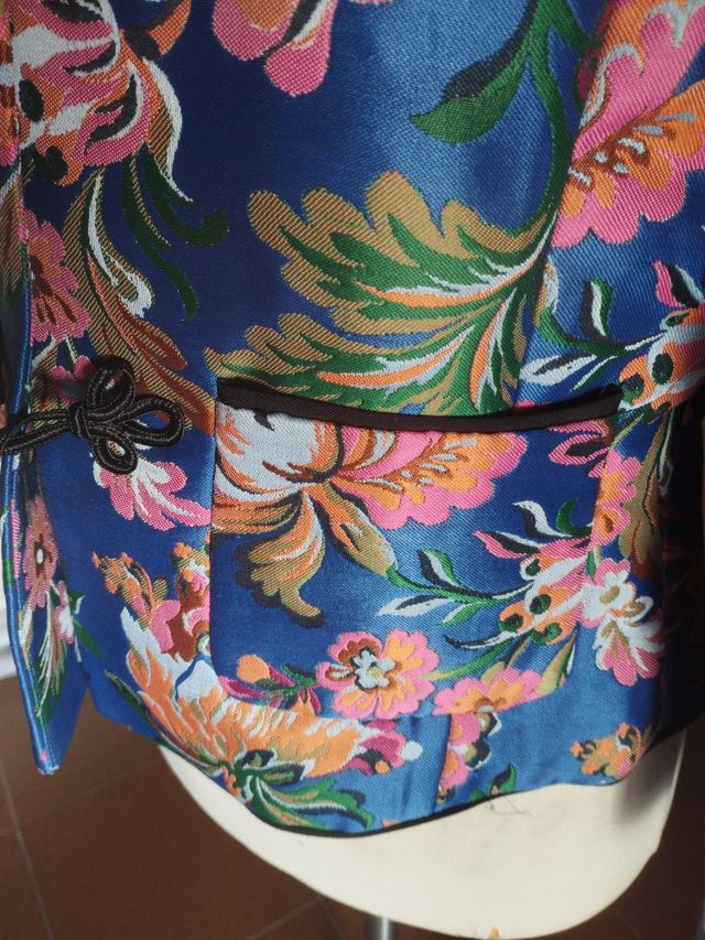 Chaqueta floral Zara Talla S