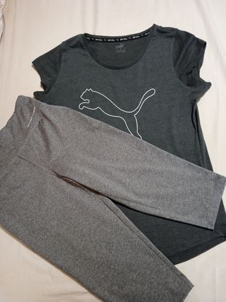 Lote Camiseta y Leggins Puma Talla S