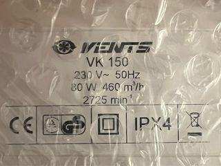 VENTS VK 150 Ventilador Centrífugo