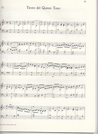 Antonio de Cabezón. Tientos y Fugas. Ed Schott