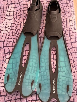 Aletas de buceo talla 38