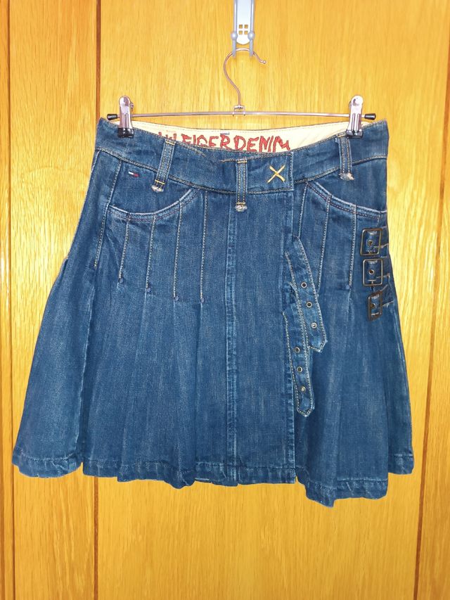 Falda vaquera Tommy Hilfiger azul
