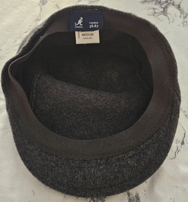 Gorra kangol caballero gris, talla M invierno.
