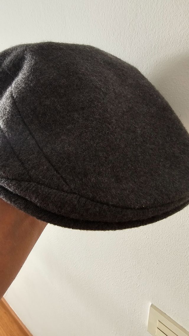 Gorra kangol caballero gris, talla M invierno.