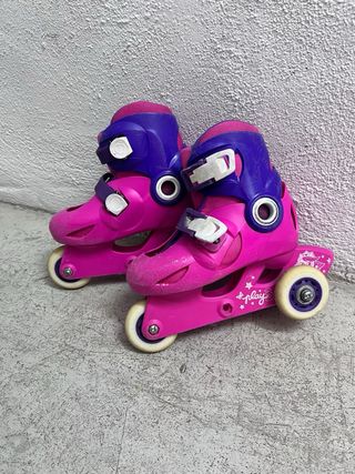 Patines Oxelo rosas y morados