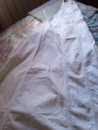 Vestido Zara tirante blanco