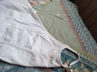 Vestido Zara tirante blanco