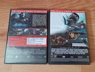 DVD Alien vs Predator y Aliens vs Predator 2