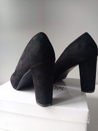 Scarpe con plateau tacco alto N 40