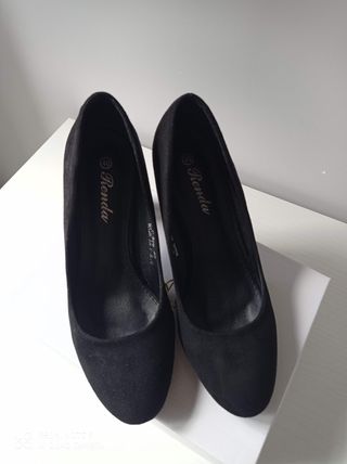 Scarpe con plateau tacco alto N 40