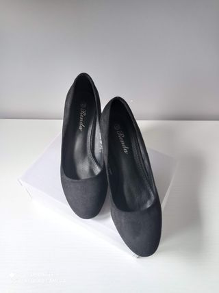 Scarpe con plateau tacco alto N 40