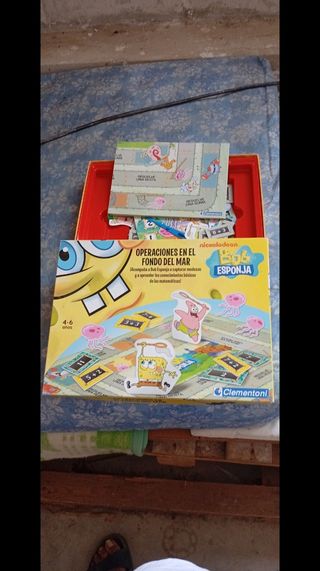 Juego de mesa Bob Esponja Operaciones en el Mar