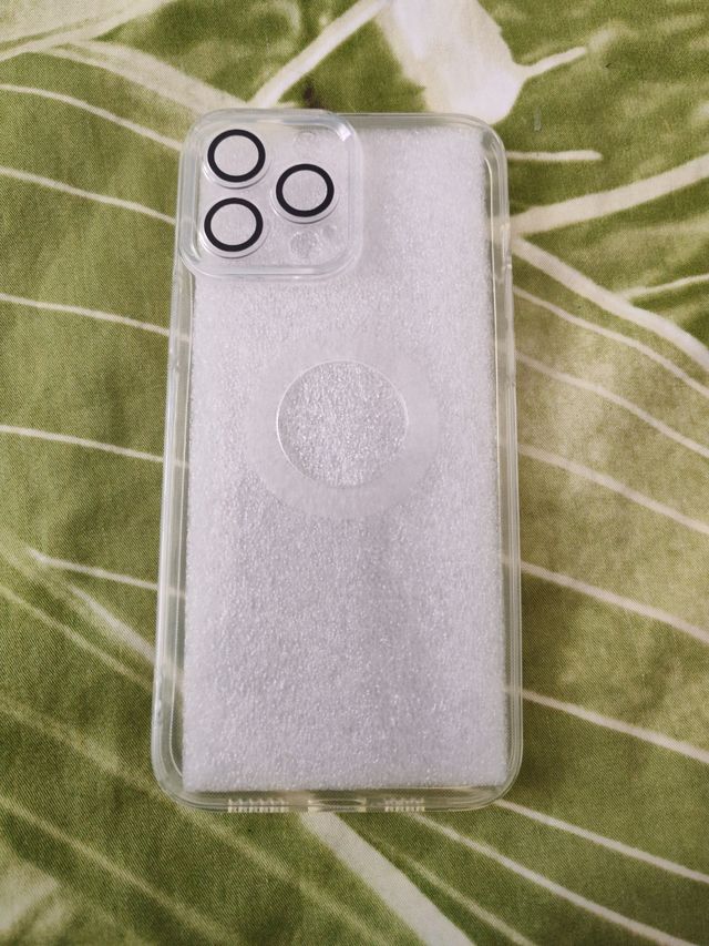 Funda silicona iPhone 13 Pro Max transparente