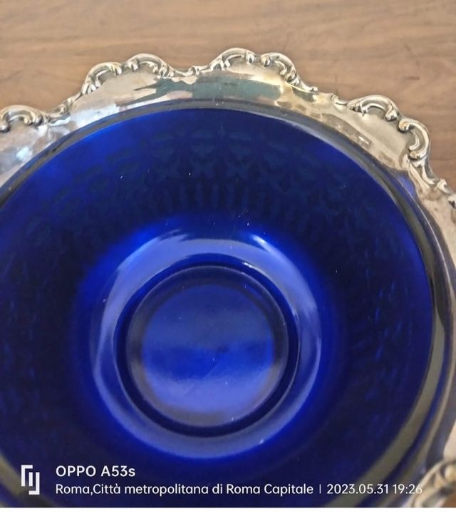 Zuccheriera inglese vintage in  EPNS , XX sec.