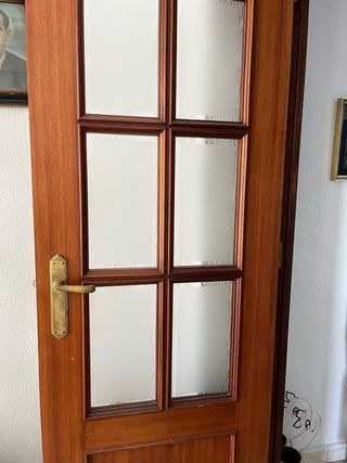 Puertas de Sapelly con cristal