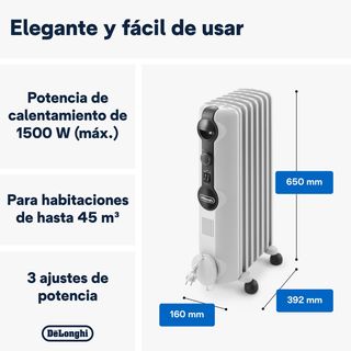 De'Longhi Radia S TRRS0715 - Calefactor