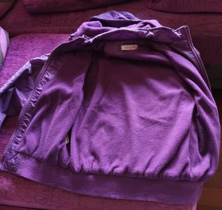 Cazadora infantil forrada con capucha