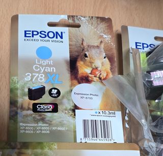 Cartuchos originales genuinos  Epson 378XL LM y LC