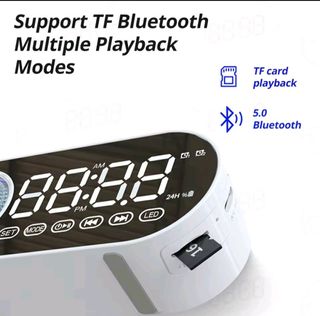 Altavoz Bluetooth Saikha Despertador 7 colores