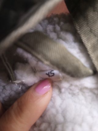 Giubbotto imbottito verde ragazza