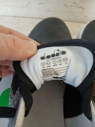 Scarpe Diadora Donna Nere Glitter