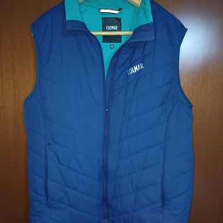 Chaleco Colmar Azul y Verde Talla M