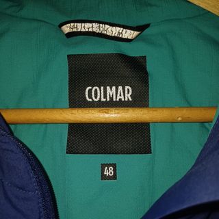 Chaleco Colmar Azul y Verde Talla M