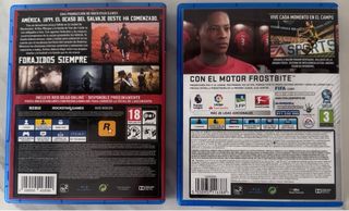 Lote 2 Juegos PS4: Red Dead Redemption 2 y FIFA 17