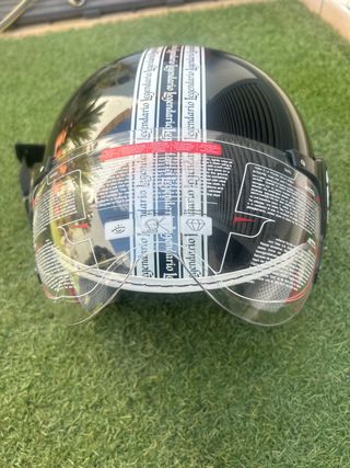 Casco Moto Legendario Negro Nuevo