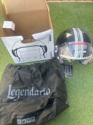 Casco Moto Legendario Negro Nuevo