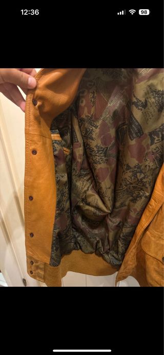 Chaqueta Vintage Ante Marrón