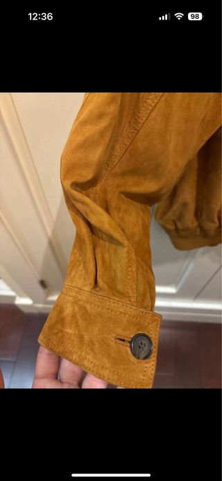 Chaqueta Vintage Ante Marrón