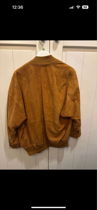 Chaqueta Vintage Ante Marrón