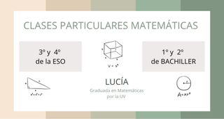 Clases particulares de Matemáticas
