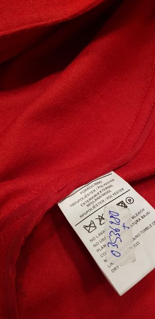 Blazer Lana Caramelo Rojo