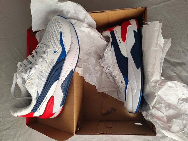 Zapatillas Puma BMW Motorsport Blancas y Azules