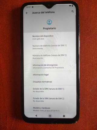 Motorola G8 Plus 64GB Nero