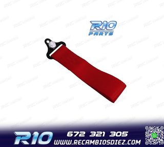 CINTA DE REMOLQUE ROJA EN TELA