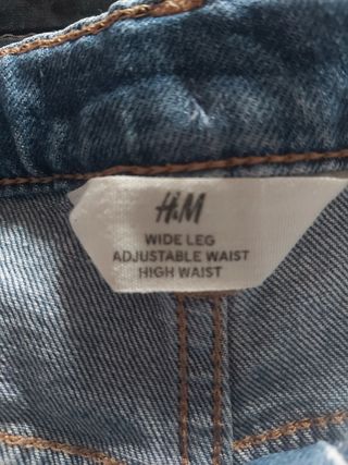 Vaquero niña wide leg H&M
Talla 170
