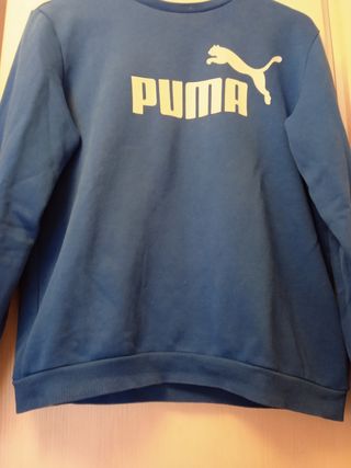 Sudadera Puma Niño Talla M Azul